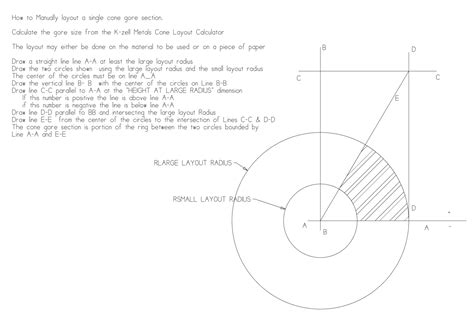 sheet metal cone fabrication|cone sheet metal calculator.